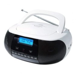 Radio CD Sunstech CRUSM400WT- Blanca