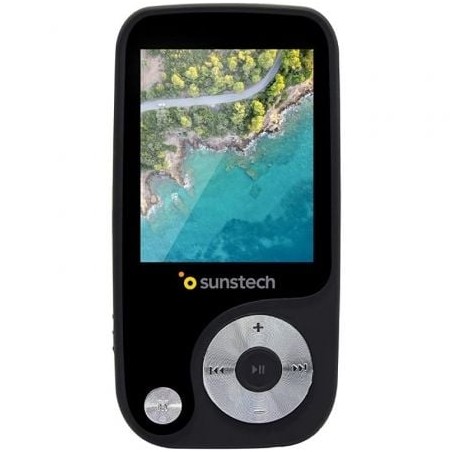 Reproductor MP4 Sunstech Thorn- 4GB- Pantalla 1-8"- Radio FM- Negro