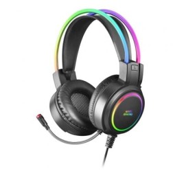 Auriculares Gaming con Micrófono Mars Gaming MHRGB- Jack 3-5- Negros