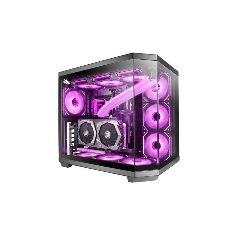 Caja Gaming SemiTorre Mars Gaming MC-3TCORE- Negra