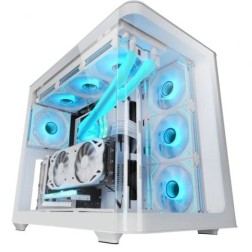 Caja Gaming Semitorre Mars Gaming MC-FUSION- Blanca