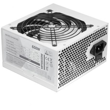 Fuente de Alimentación Mars Gaming MPIII650W- 650W- Ventilador 12cm