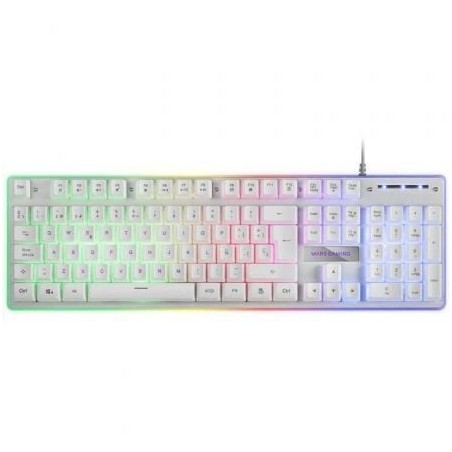 Teclado Gaming SemiMecánico Mars Gaming MK220ES- Blanco