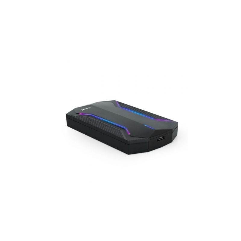 Caja Externa Gaming para Disco Duro de 2-5" TooQ TQE-2599RGB- USB 3-1- Sin tornillos