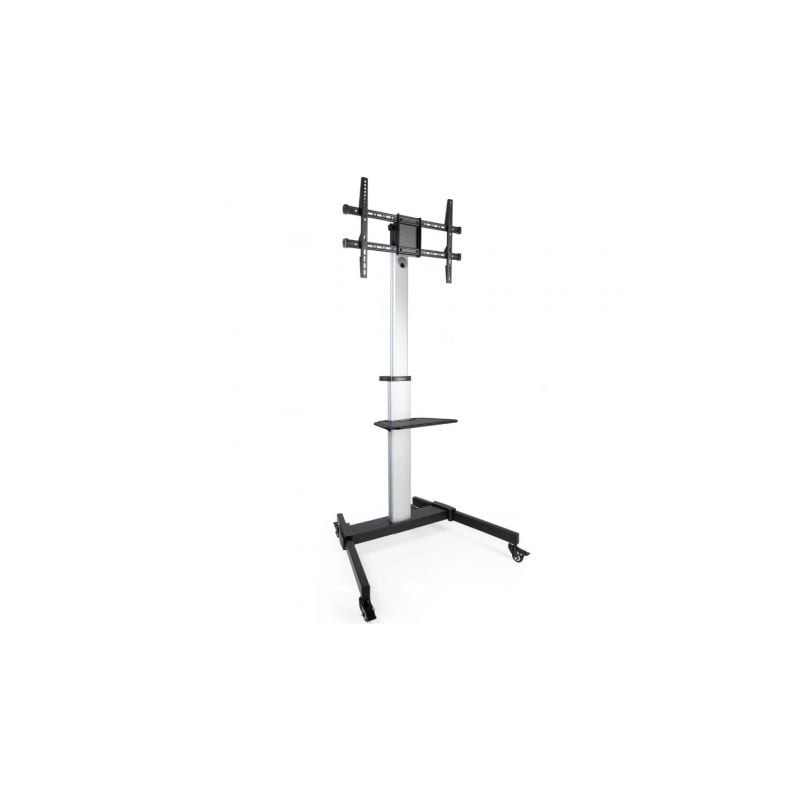 Soporte de Suelo Inclinable- Ajustable con Ruedas TooQ FS1886M-B para TV de 37-86"- hasta 50kg