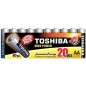 Pack de 20 Pilas AA Toshiba High Power LR6- 1-5V- Alcalinas