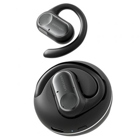 Auriculares Deportivos Bluetooth Vention Open Ear OpenBeat O11 NBPB0 con estuche de carga- Negros