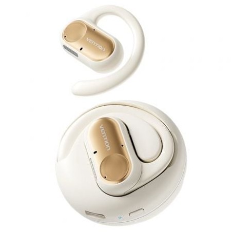 Auriculares Deportivos Bluetooth Vention Open Ear OpenBeat O11 NBPN0 con estuche de carga- Beige