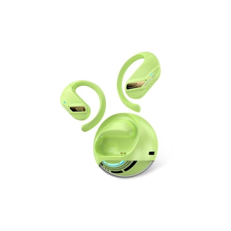 Auriculares Deportivos Bluetooth Vention Open Ear OpenBeat O12 NBUG0 con estuche de carga- Verdes