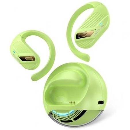 Auriculares Deportivos Bluetooth Vention Open Ear OpenBeat O12 NBUG0 con estuche de carga- Verdes