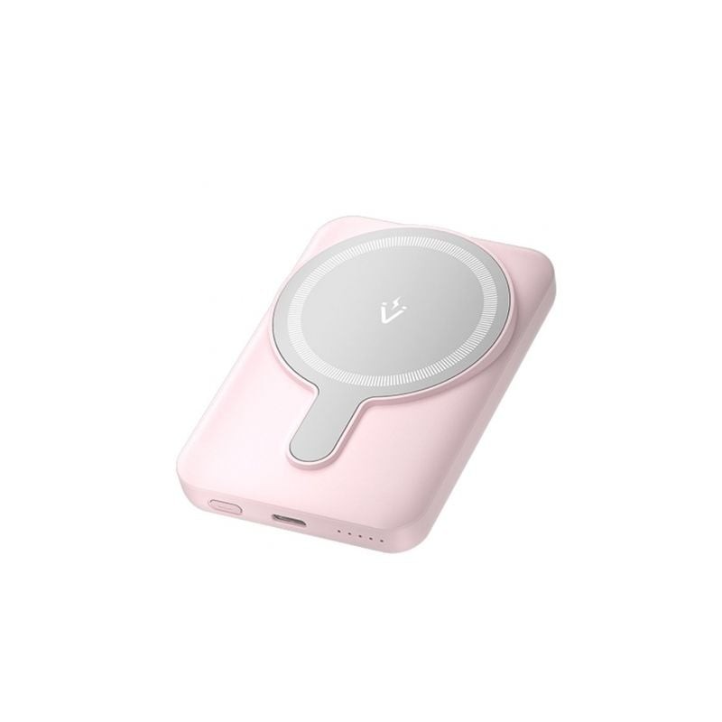 Powerbank 5000mAh Vention FHSP0- 20W- Wireless- Rosa