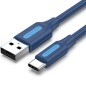 Cable USB 2-0 Tipo-C Vention COKLF- USB Tipo-C Macho - USB Macho- Hasta 60W- 480Mbps- 1m- Azul