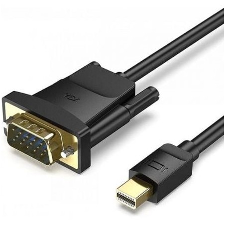 Cable Conversor Vention HFDBG- Mini DisplayPort Macho - VGA Hembra- 1-5m- Negro