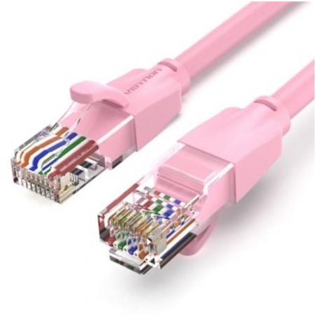 Cable de Red RJ45 UTP Vention IBEPH Cat-6- 2m- Rosa