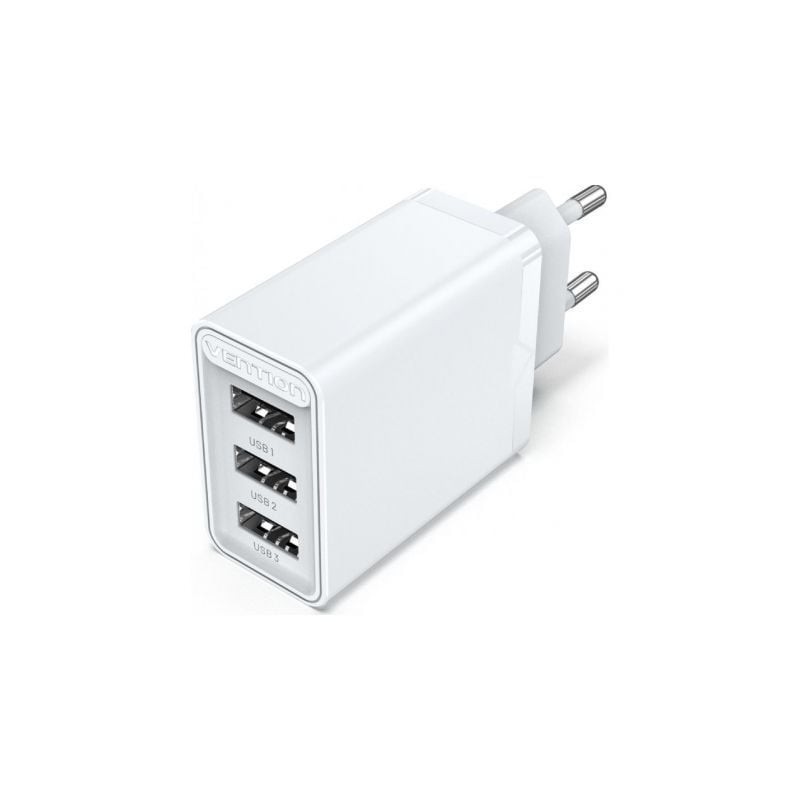 Cargador de Pared Vention FEW0-EU- 3xUSB