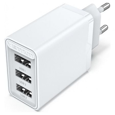 Cargador de Pared Vention FEW0-EU- 3xUSB