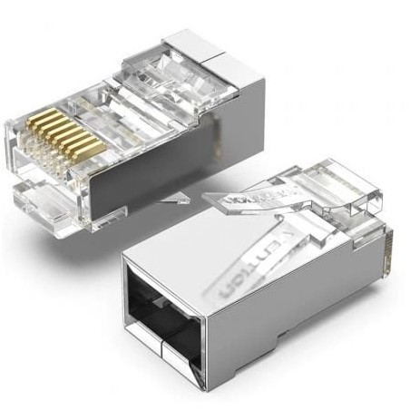 Conector RJ45 IDCR0-100- Cat-6 FTP- 100 uds