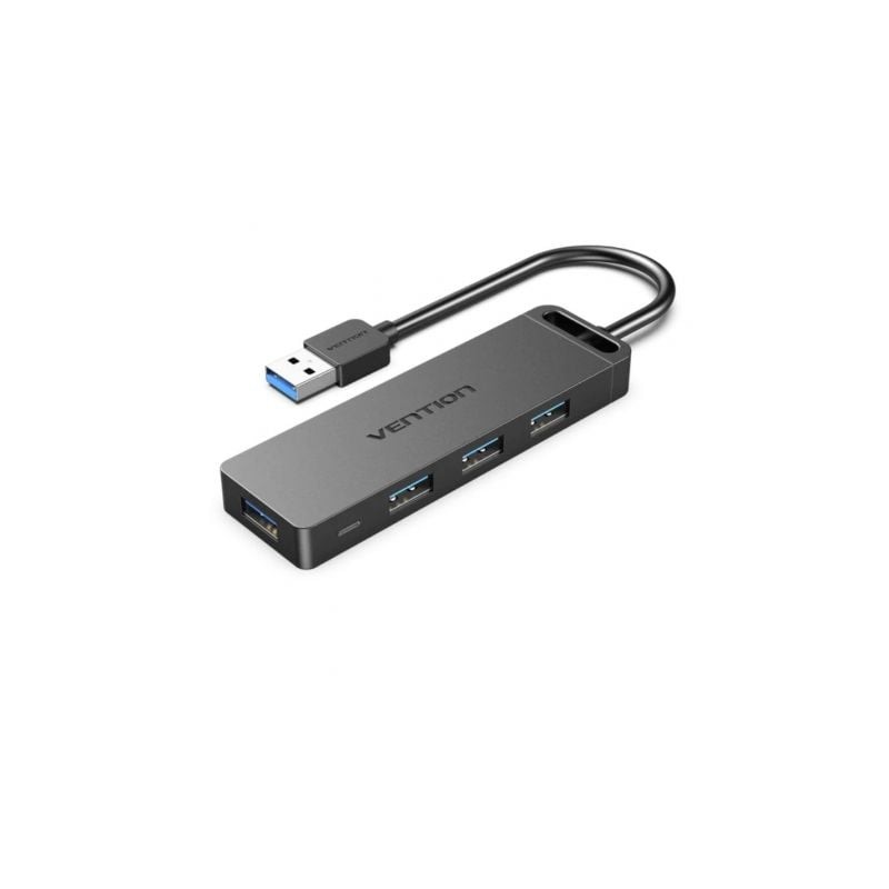 Hub USB 3-0 Vention CHLBD- 4xUSB- MicroUSB PD- 50cm