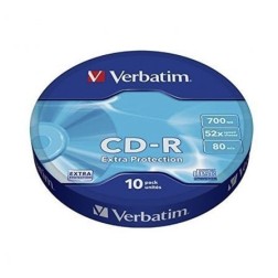 CD-R Verbatim Datalife 52X- Tarrina-10uds