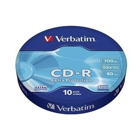 CD-R Verbatim Datalife 52X- Tarrina-10uds