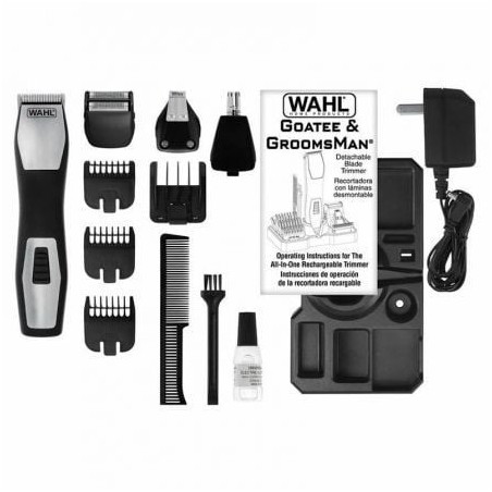 Afeitadora WAHL Body Groomer PRO All In One- con Batería- con Cable- 7 Accesorios