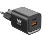 Cargador Compacto Woxter PE26-174- 1xUSB Tipo-C- 1xUSB- 35W