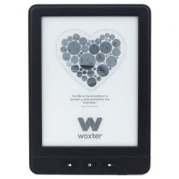 Libro Electrónico Ebook Woxter Scriba Paperlight TP- 6" tactil retroiluminado Tinta Electrónica- Negro