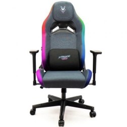 Silla Gaming Woxter Stinger Station Elite- Luces LED- Azul y Rosa