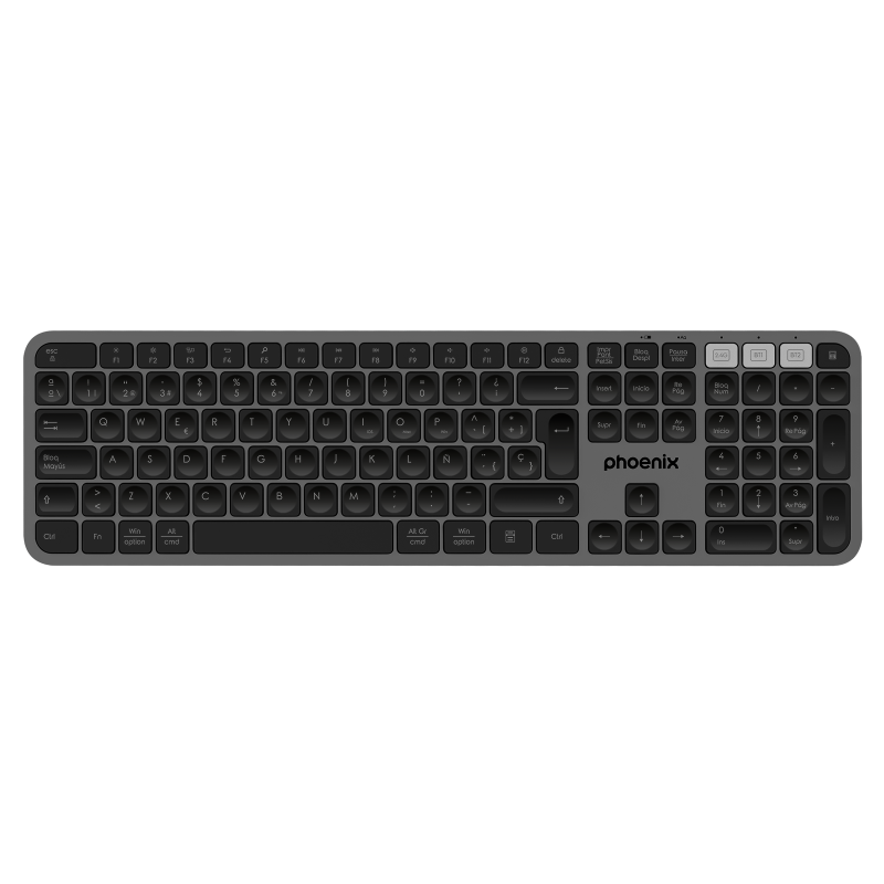 Teclado inalámbrico multidispositivo phoenix k300 blueooth