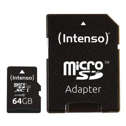 Tarjeta micro sd intenso 64gb uhs - i