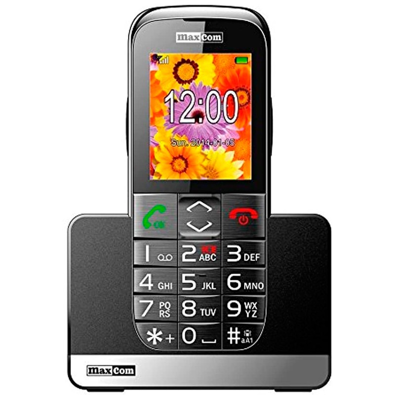 Telefono movil maxcom mm720 black 2-2pulgadas