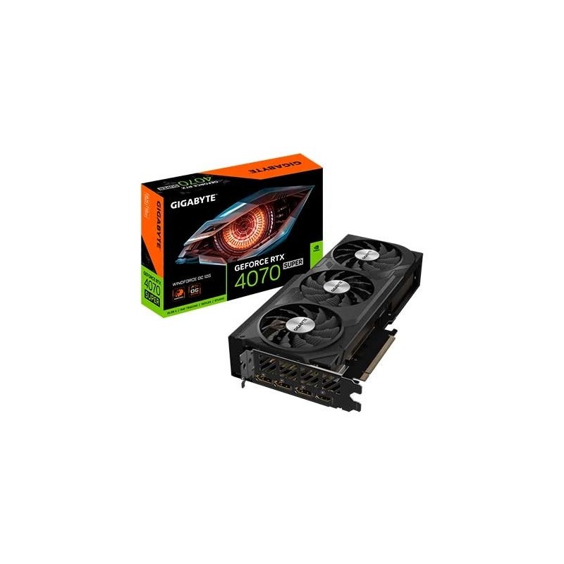 TARJETA GRÁFICA GIGABYTE RTX 4070 SUPER WINDFORCE OC 12G