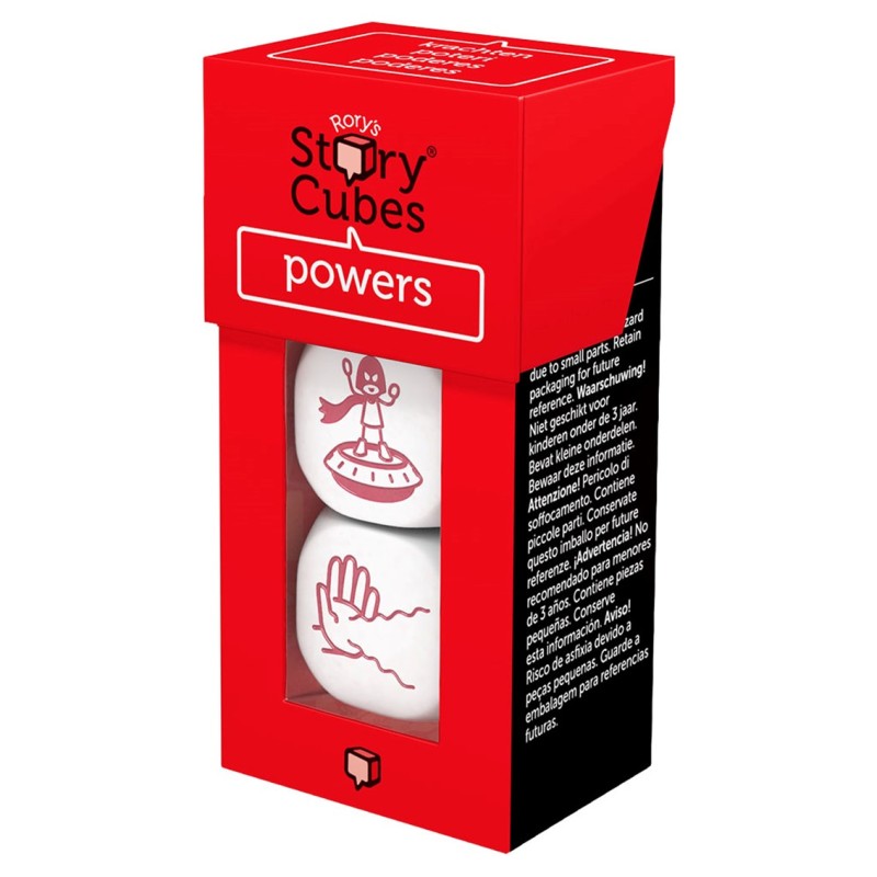 Juego mesa story cubes: poderes pegi