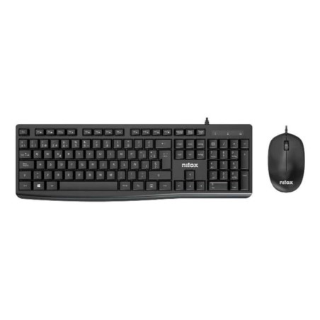 Teclado + raton nilox nxkme0012 negro