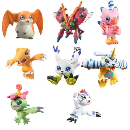 Pack 8 figuras megahouse digimon adventure