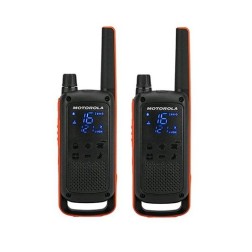 WALKIE-TALKIE MOTOROLA TLKR-T82 NEGRO PACKS 2