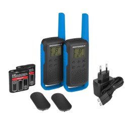 WALKIE-TALKIE MOTOROLA TLKR-T62 AZUL PACK 2