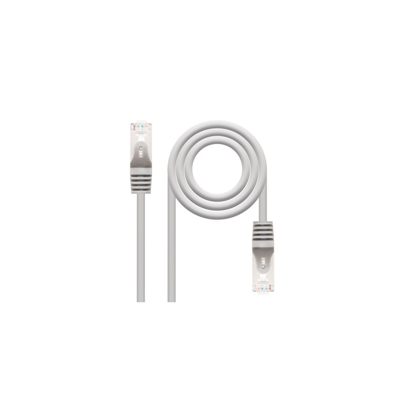 Cable de Red RJ45 FTP Nanocable 10-20-0803 Cat-6- 3m- Gris