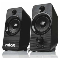 Altavoces pc nilox 2-0 6w negro