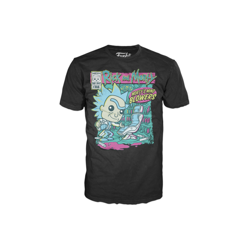 Camiseta funko series tv rick &