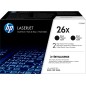 Pack 2 toner hp cf226xd 26x