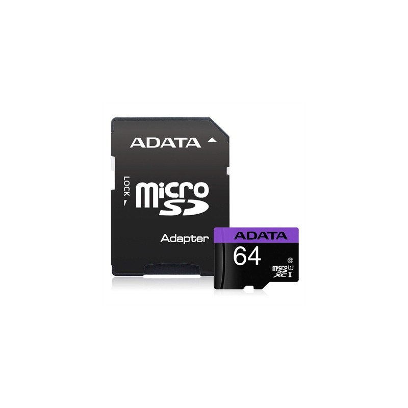 Tarjeta micro sd adata 64gb cl10