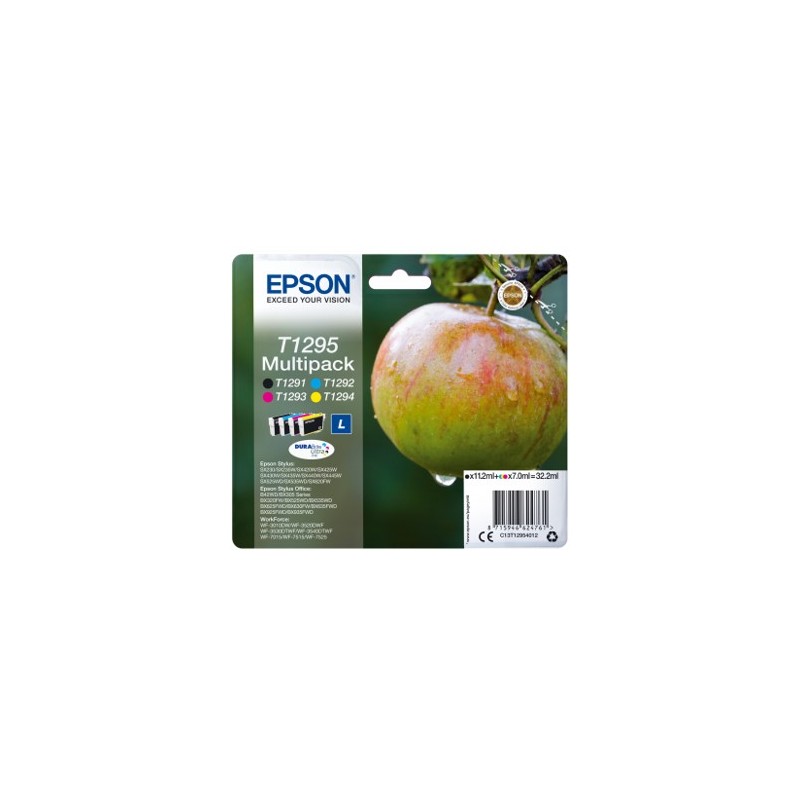 Multipack tinta epson c13t12954012 negro cian