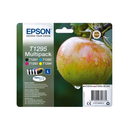 Multipack tinta epson c13t12954012 negro cian