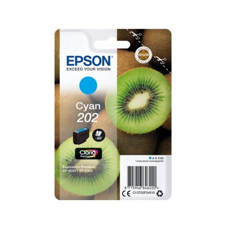 Cartucho tinta epson c13t02f24010 singlepack cian