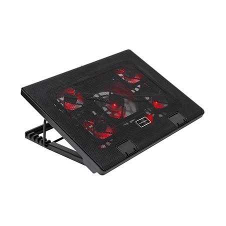 Soporte Refrigerante Mars Gaming MNBC2 para Portátiles hasta 17-3"- Iluminación LED