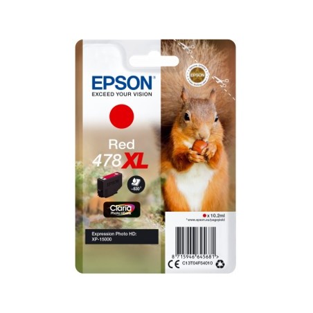 Cartucho tinta epson c13t04f54010 singlepack rojo