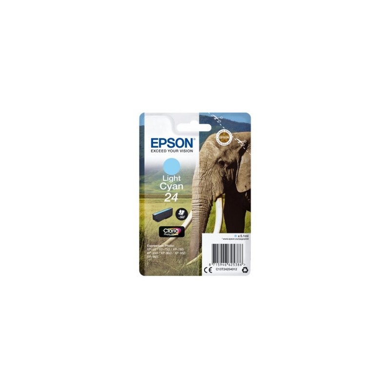 Cartucho tinta epson c13t24254012 cian claro