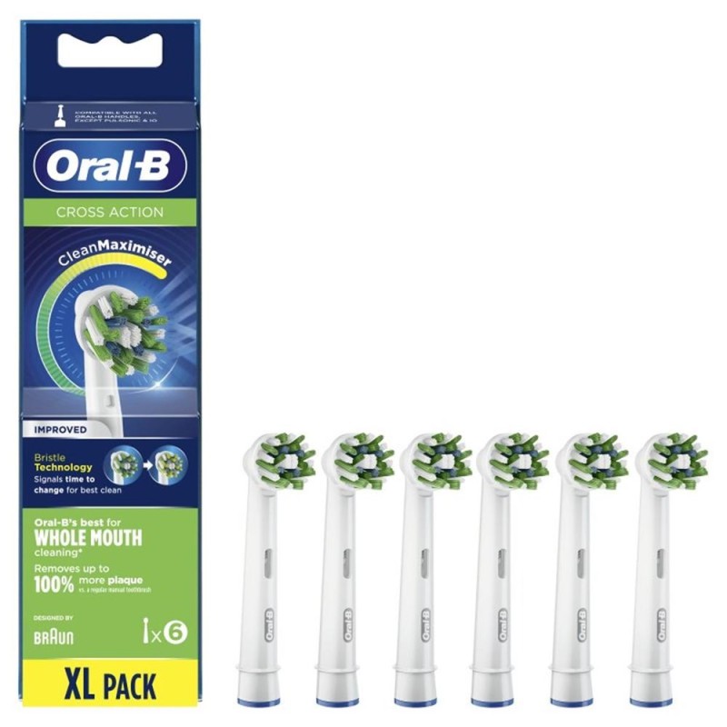 Pack 6 cabezales braun oral - b eb50 - 6