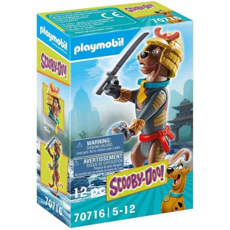 Playmobil scooby - doo! figura coleccionable samurai